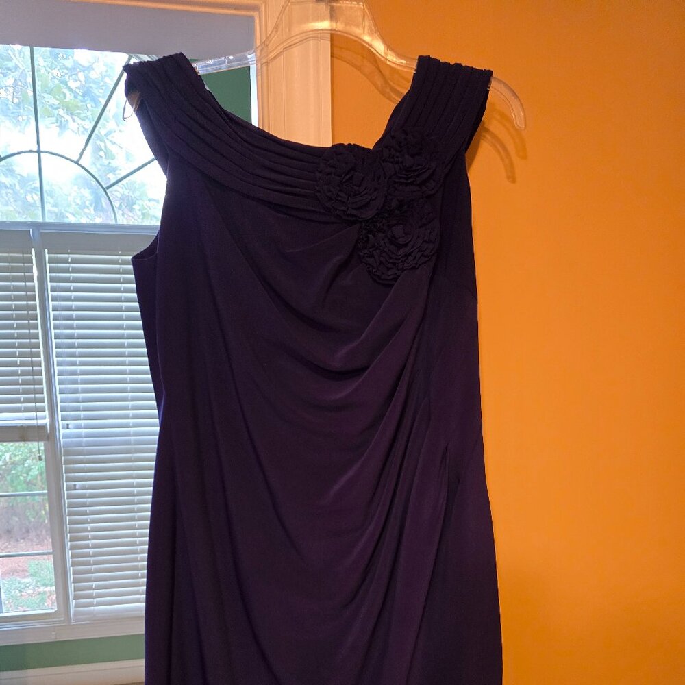 Purple semi formal dress